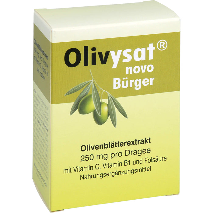 Olivysat novo Bürger Olivenblätterextrakt 250 mg Dragees, 90 pcs. Tablets