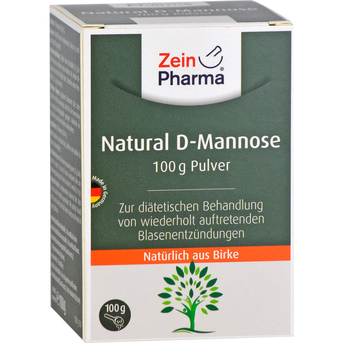 ZeinPharma Natural D-Mannose Pulver, 100 g Powder