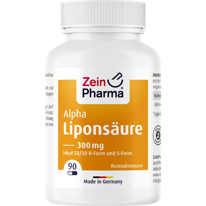 Zein Pharma Alpha-Liponsäure 300 mg Kapseln, 90 St. Kapseln