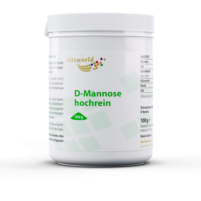vitaworld D-Mannose hochrein Pulver, 100 g Powder