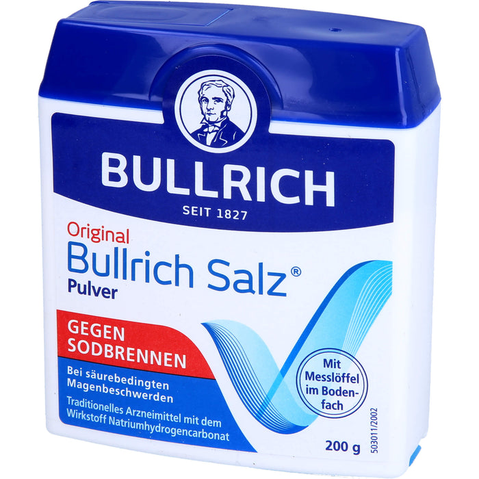 BULLRICH Original Bullrich Salz Pulver gegen Sodbrennen, 200 g Poudre