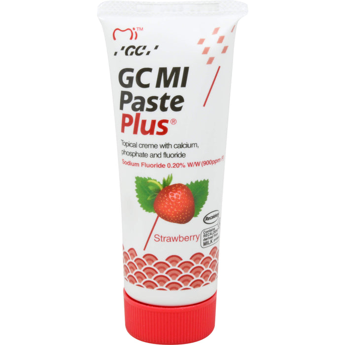GC MI Paste Plus Erdbeere Zahncreme, 40 g Zahncreme