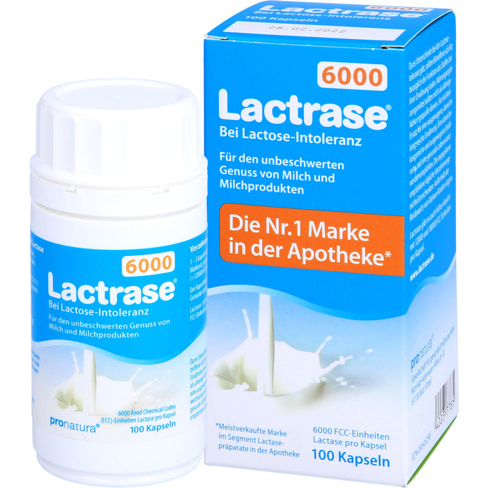 Lactrase 6000, 100 pc Capsules