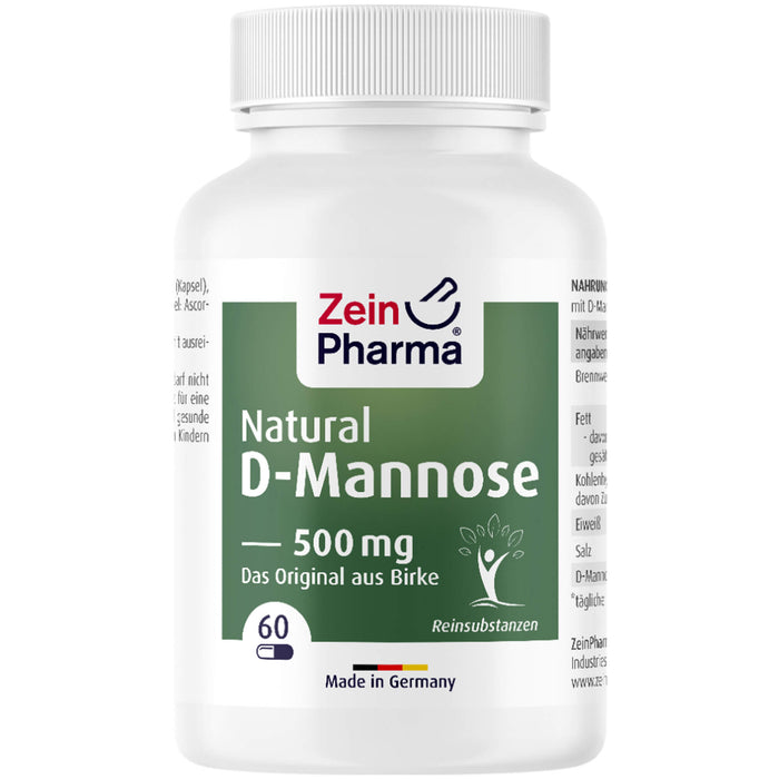 ZeinPharma Natural D-Mannose Kapseln, 60 pcs. Capsules