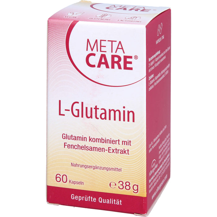 metacare L-Glutamin Kapseln, 60 pcs. Capsules