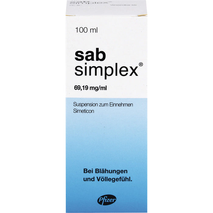 sab simplex Suspension bei Blähungen und Völlegefühl, 100 ml Solution