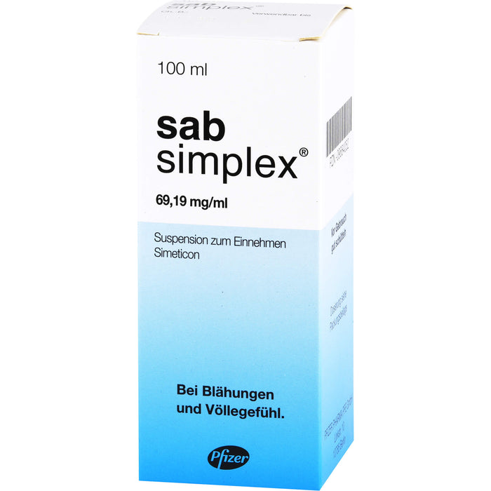 sab simplex Suspension bei Blähungen und Völlegefühl, 100 ml Solution