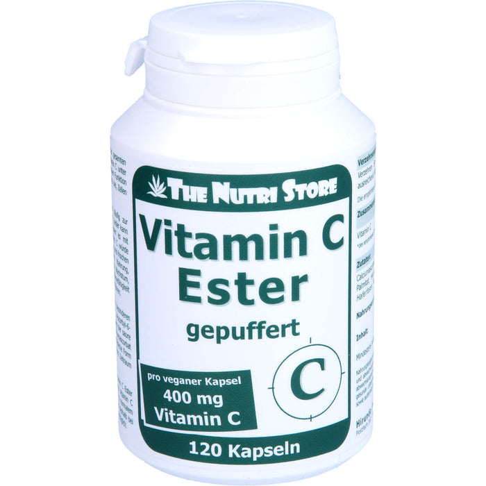 The Nutri Store Vitamin C Ester gepuffert 400 mg Kapseln, 120 pc Capsules