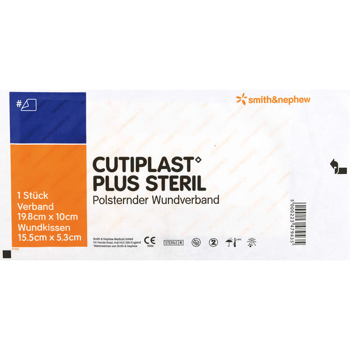 CUTIPLAST Plus steril Wundverband 10 cm x 19.8 cm , 1 pc Pansement