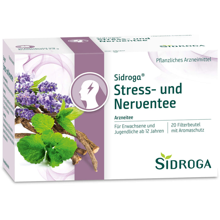 Sidroga Stress- und Nerventee, 20 pc Sac filtrant
