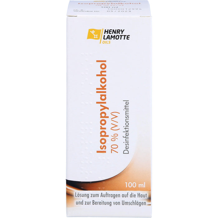 HENRY LAMOTTE Isopropylalkohol 70 % Desinfektionsmittel, 100 ml Solution