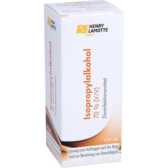 HENRY LAMOTTE Isopropylalkohol 70 % Desinfektionsmittel, 100 ml Solution