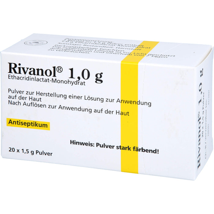 Rivanol 1,0 g Pulver Antiseptikum, 20 pc Sachets