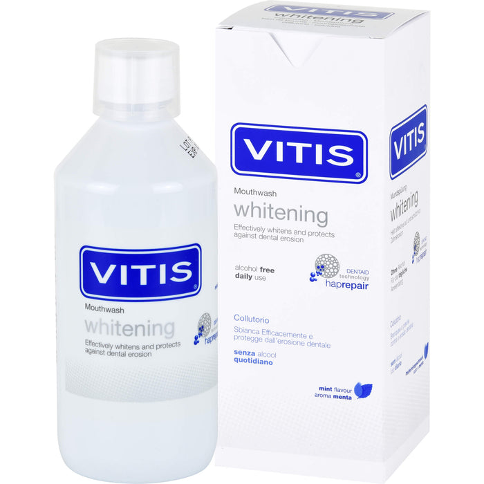 VITIS whitening Mundspülung, 500 ml MUW