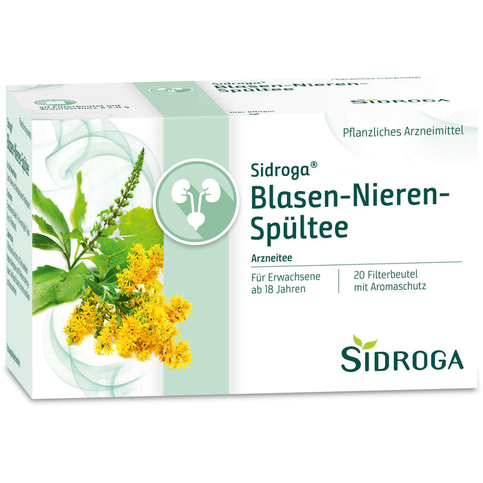 Sidroga Blasen-Nieren-Spültee für die ableitenden Harnwege, 20 pcs. Filter bag