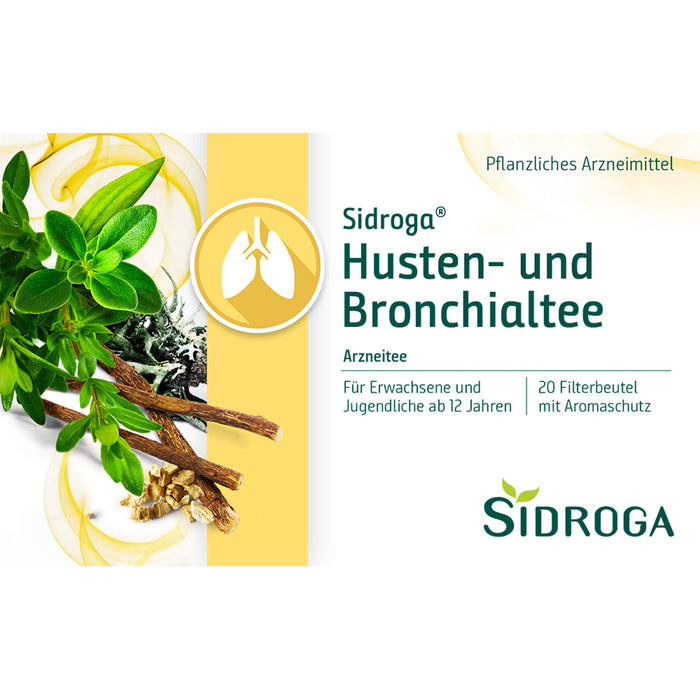 Sidroga Husten- und Bronchialtee, 20 pc Sac filtrant