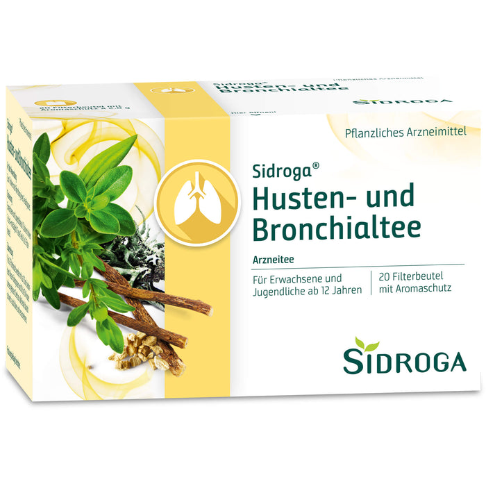 Sidroga Husten- und Bronchialtee, 20 pc Sac filtrant