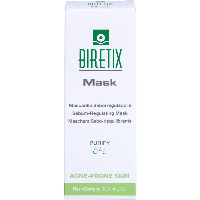 BiRetix Mask talgregulierende Maske Akne-Gel, 25 ml Face mask