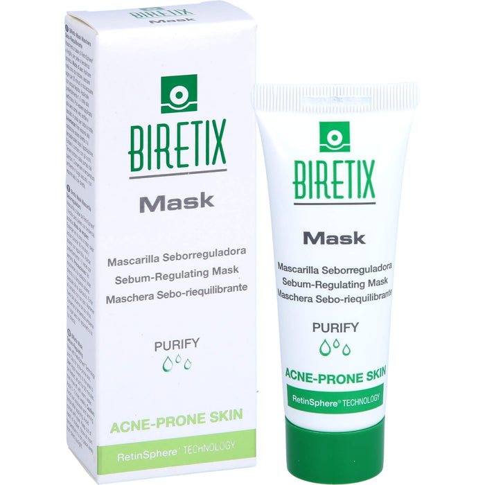BiRetix Mask talgregulierende Maske Akne-Gel, 25 ml Face mask