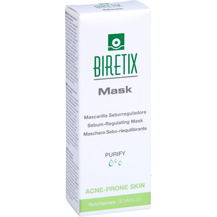BiRetix Mask talgregulierende Maske Akne-Gel, 25 ml Masque facial