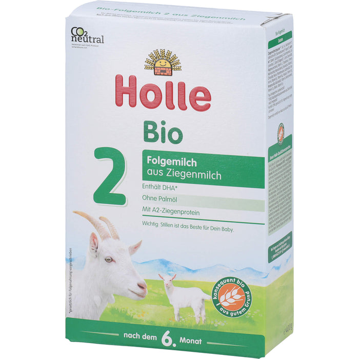 Holle Bio 2 Folgemilch aus Ziegenmilch, 400 g Powder