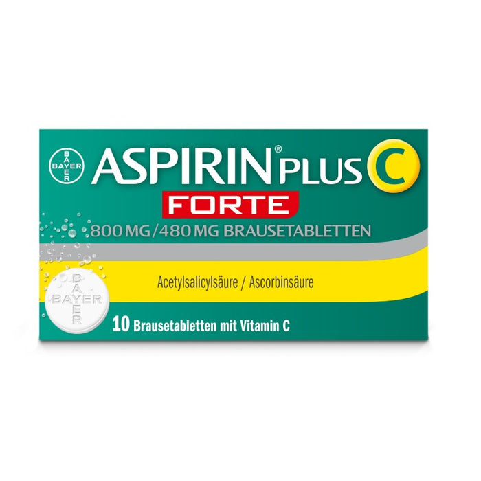 ASPIRIN plus C forte Brausetabletten, 10 pcs. Tablets