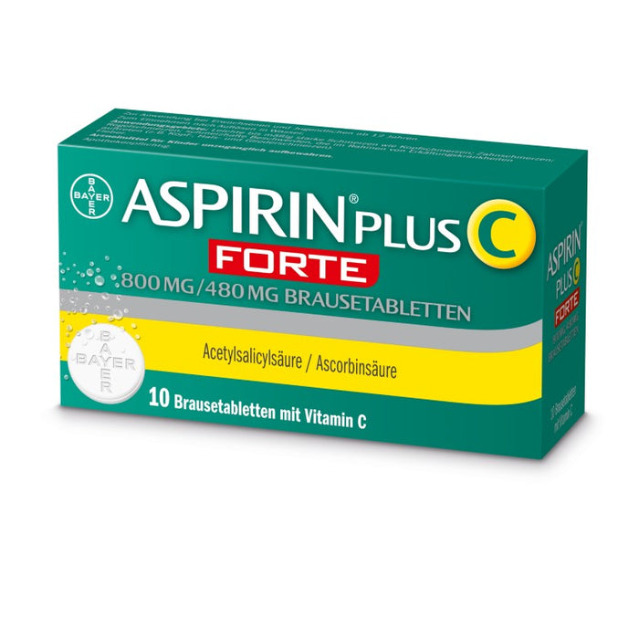 ASPIRIN plus C forte Brausetabletten, 10 pcs. Tablets