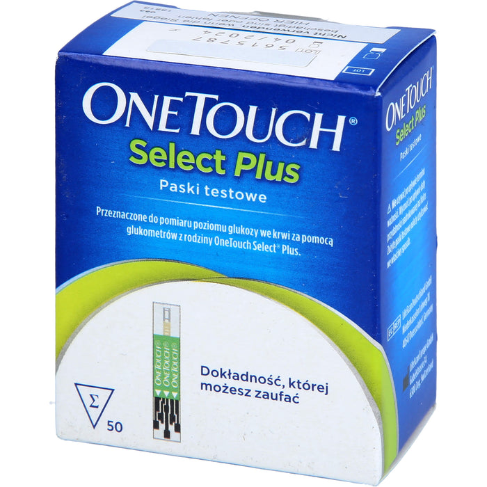 ONE TOUCH Select Plus Blutzucker Teststreifen, 50 pc Bandelettes réactives