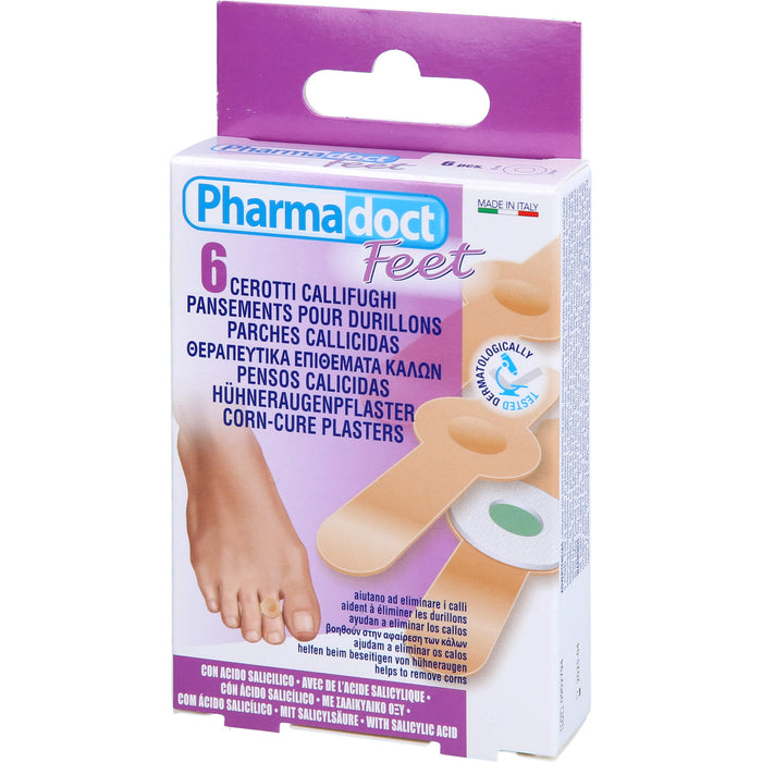 Pharmadoct Feet Hühneraugenpflaster, 6 pc Pansement
