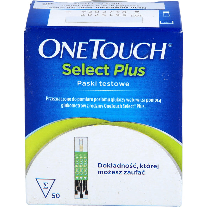 One Touch Select Plus kohlpharma Blutzucker Teststreifen, 50 pcs. Test strips