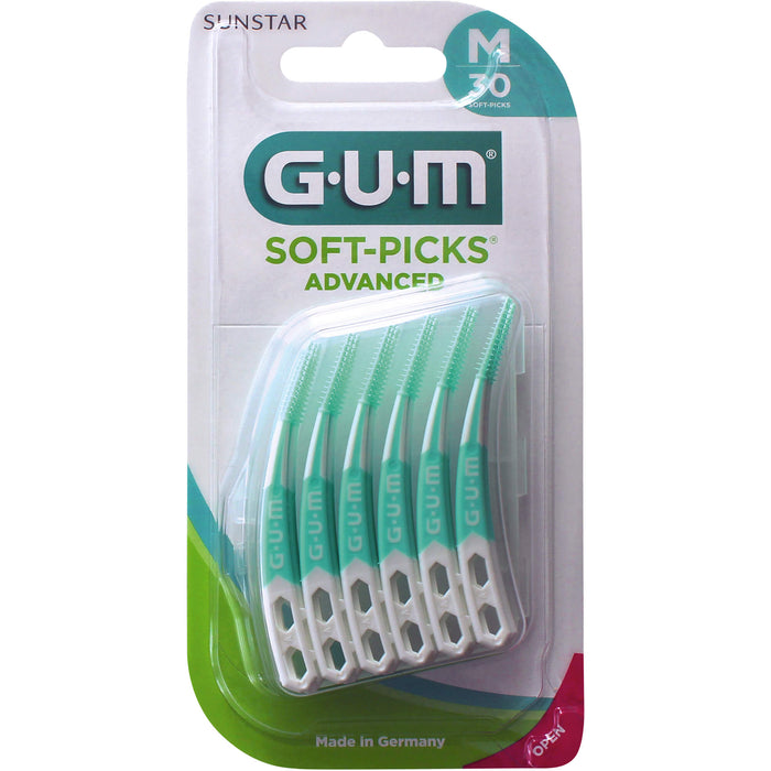 GUM SOFT-PICKS Advanced regular Interdentalbürsten, 30 pcs. Interdental brushes