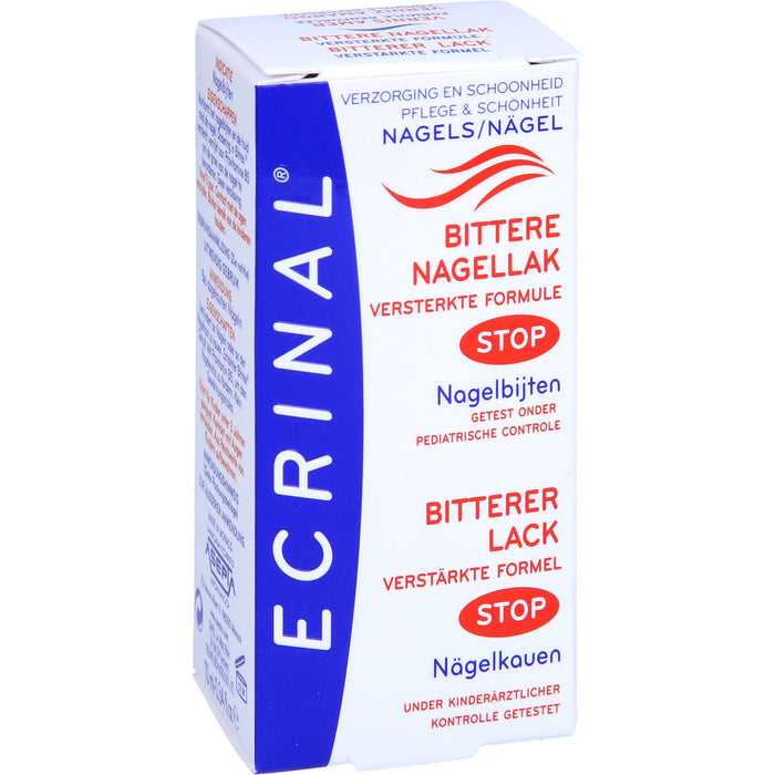 ECRINAL Bitter-Nagellack gegen Nägelkauen, 10 ml Solution