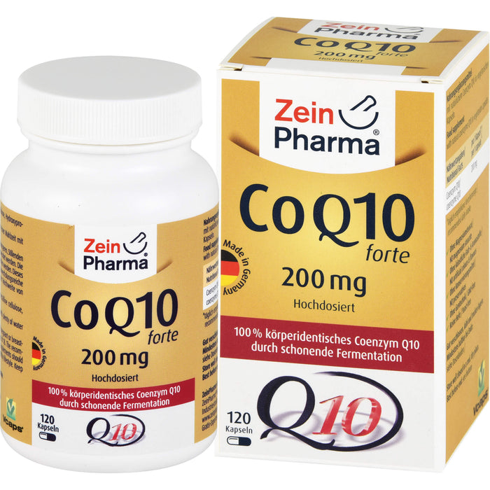 ZeinPharma Coenzym Q10 forte 200 mg Kapseln, 120 pcs. Capsules