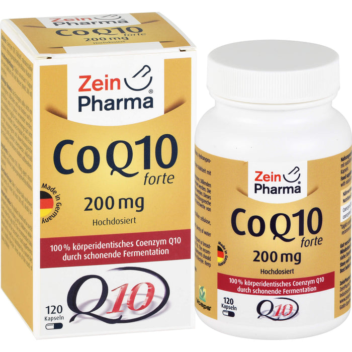 ZeinPharma Coenzym Q10 forte 200 mg Kapseln, 120 pcs. Capsules