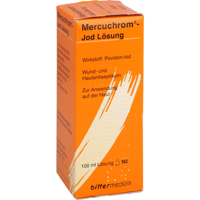 Mercuchrom-Jod Lösung, 100 mg/ml, 100 ml Solution