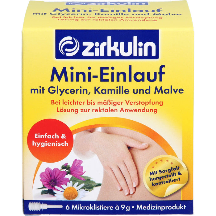 Zirkulin Mini-Einlauf mit Glyzerin, 9 pcs. Enemas
