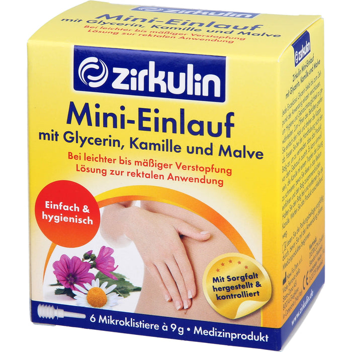 Zirkulin Mini-Einlauf mit Glyzerin, 9 pcs. Enemas