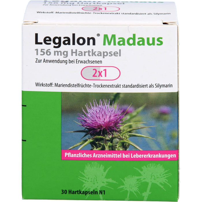 Legalon® Madaus 156 mg, Hartkapseln, 30 St HKP
