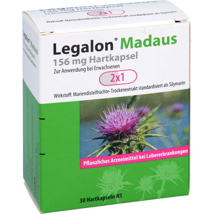 Legalon® Madaus 156 mg, Hartkapseln, 30 St HKP