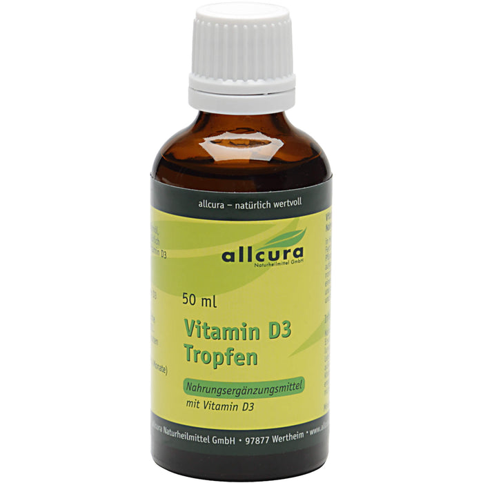 allcura Vitamin D3 Tropfen, 50 ml Solution
