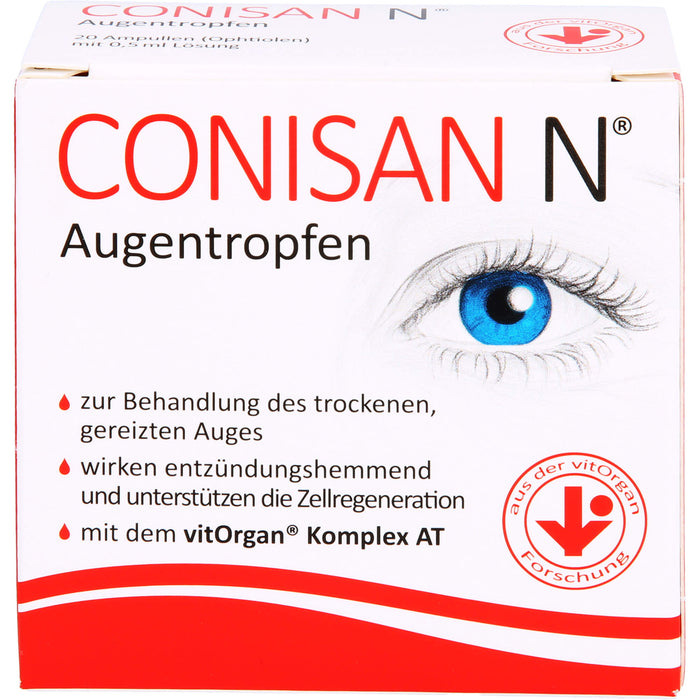 CONISAN N Augentropfen, 20 pc Pipettes à dose unique