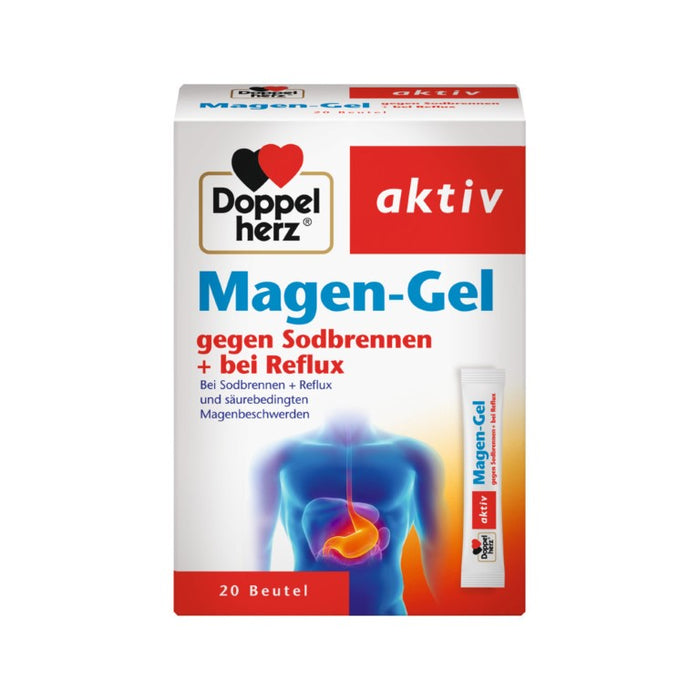 Doppelherz Magen-Gel gegen Sodbrennen + bei Reflux, 20 pcs. Gel