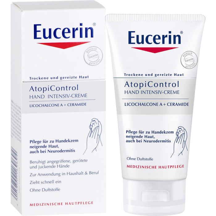 Eucerin AtopiControl Hand Intensiv-Creme, 75 ml Crème