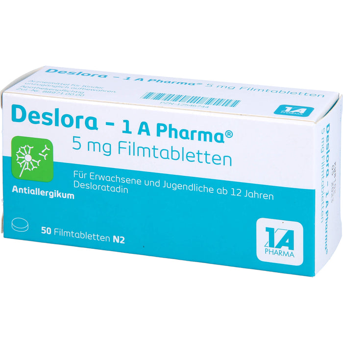 Deslora - 1 A Pharma® 5 mg Filmtabletten, 50 St FTA