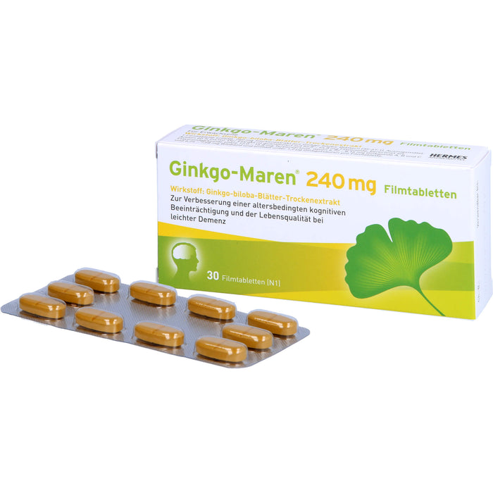 Ginkgo-Maren® 240 mg Filmtabletten, 30 St FTA