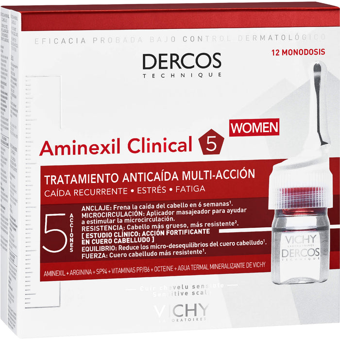VICHY Aminexil Clinical 5 Women Ampullen, 21 pcs. Ampoules