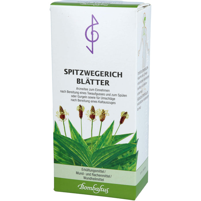 Bombastus Spitzwegerichblätter Erkältungsmittel / Mund- und Rachenmittel / Wundheilmittel, 75 g Tee
