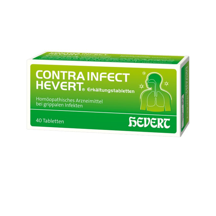 Contrainfect Hevert Erkältungstabletten, 40 pcs. Tablets