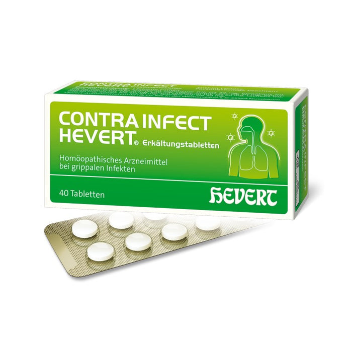 Contrainfect Hevert Erkältungstabletten, 40 pcs. Tablets