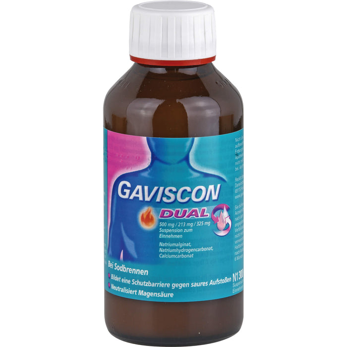 GAVSICON Dual Suspension bei Sodbrennen, 300 ml Solution